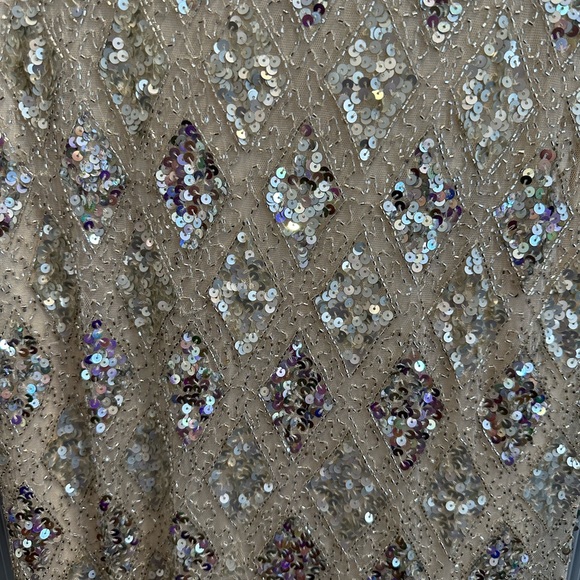 (56) ❤️ BNWT MAC DUGGAL GEOMETRIC EMBELLISHED EVENING GOWN STYLE 5021 - Picture 7 of 7